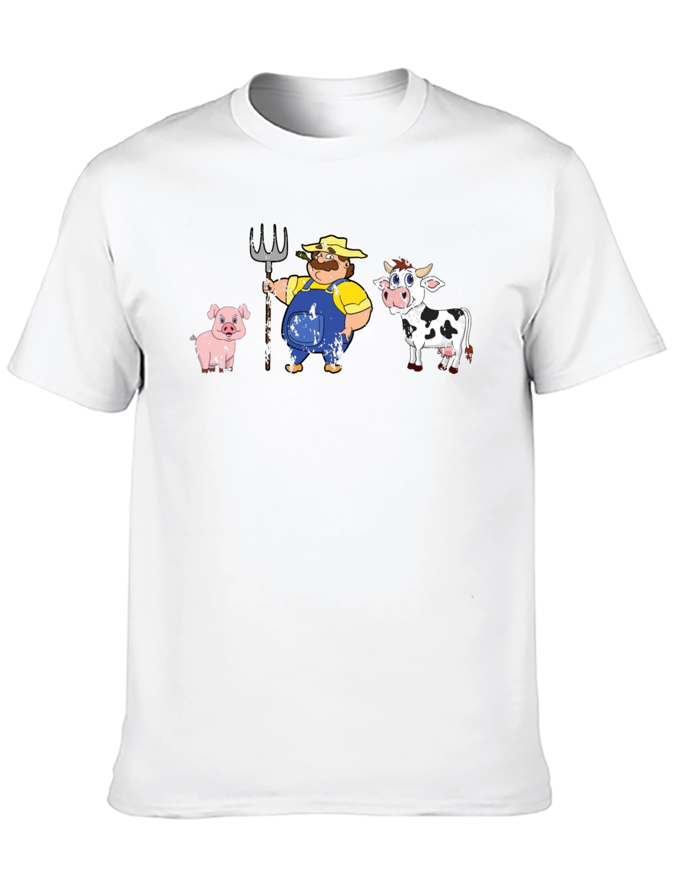 Cartoon Farm Animals T-Shirt