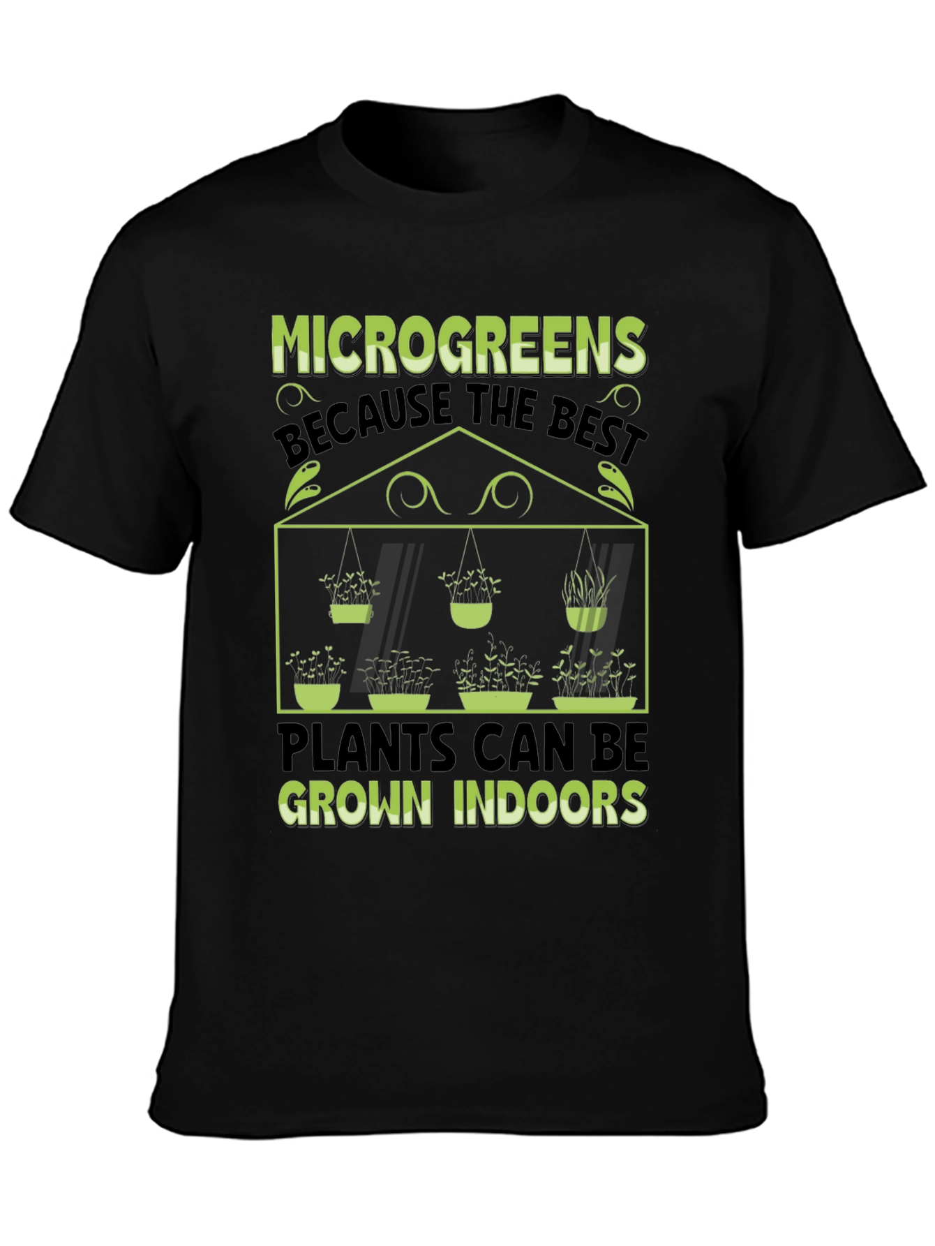 Microgreens Indoor Gardening T-Shirt