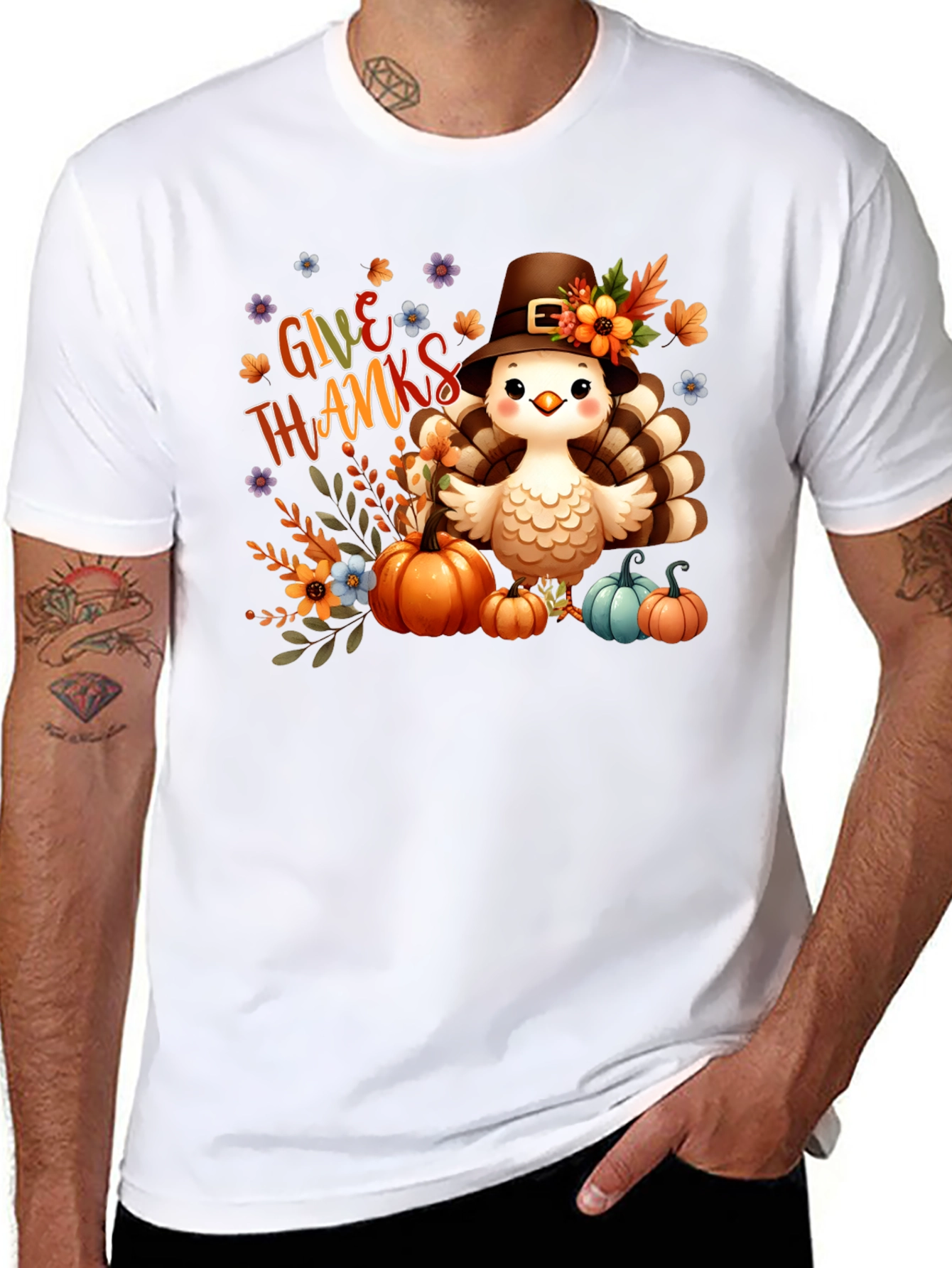 Give Thanks Turkey Tee