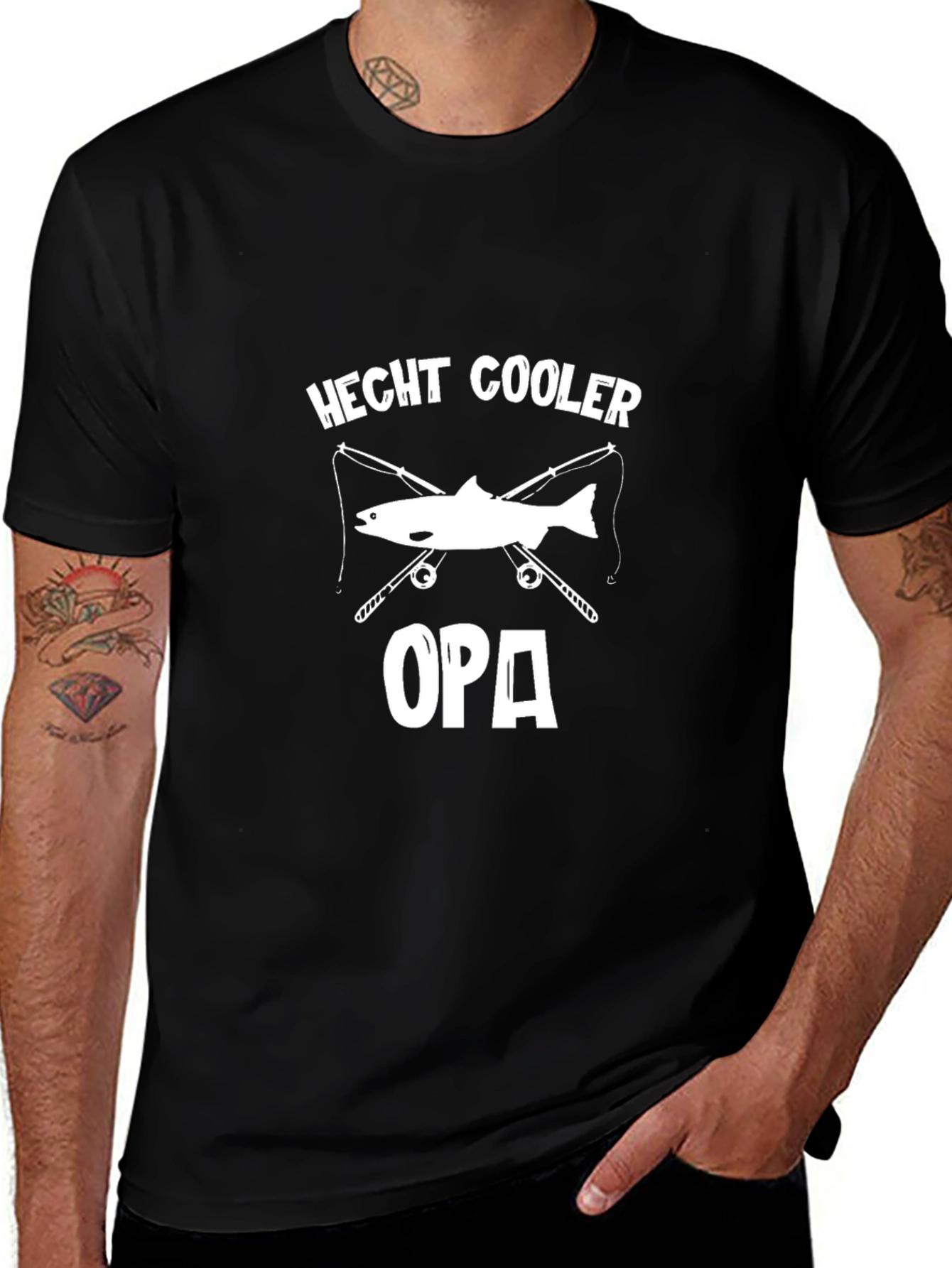 Hecht Cooler Opa Fishing T-Shirt