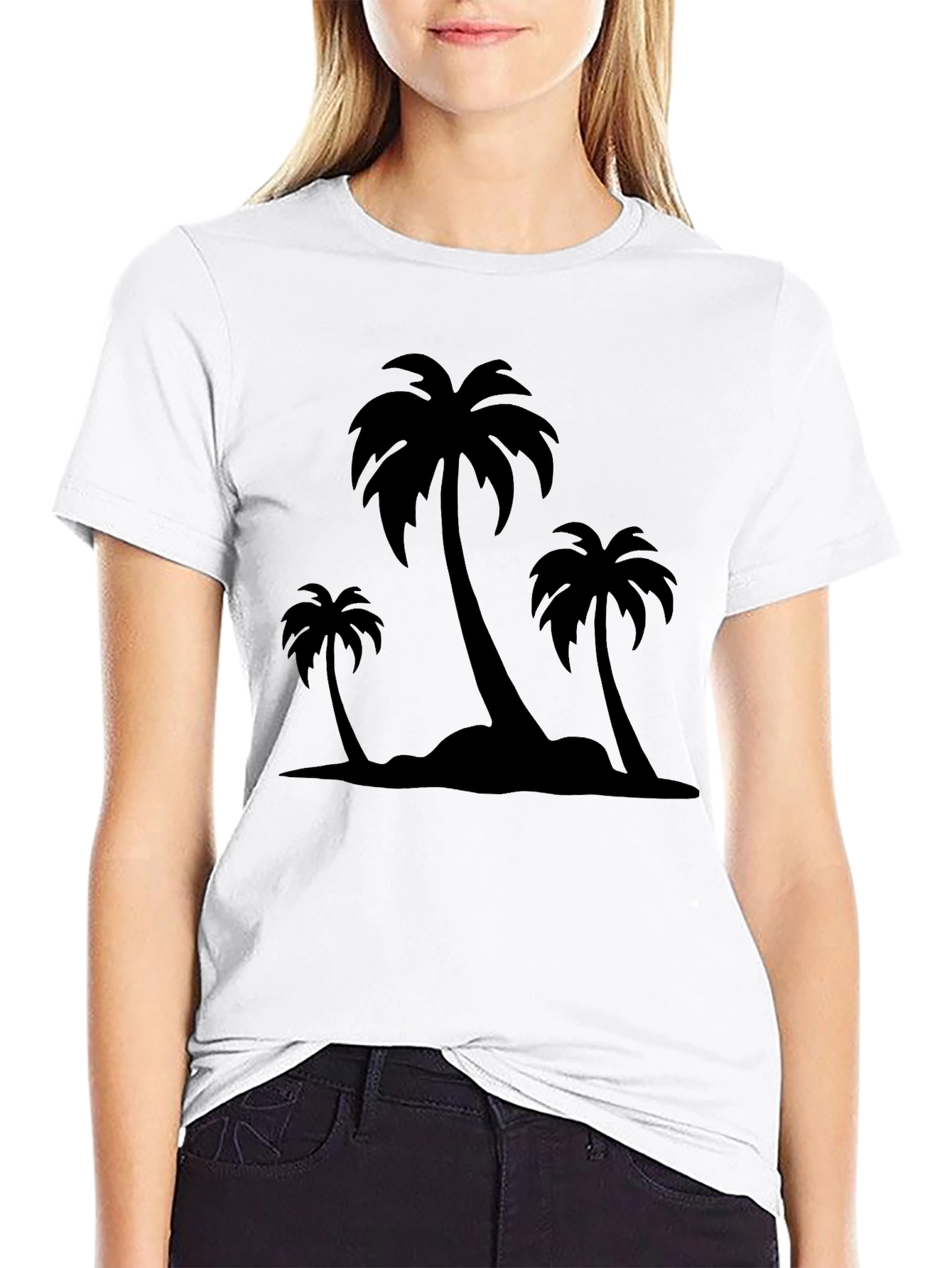 Palm Tree Graphic Tee - Island Vibes T-Shirt