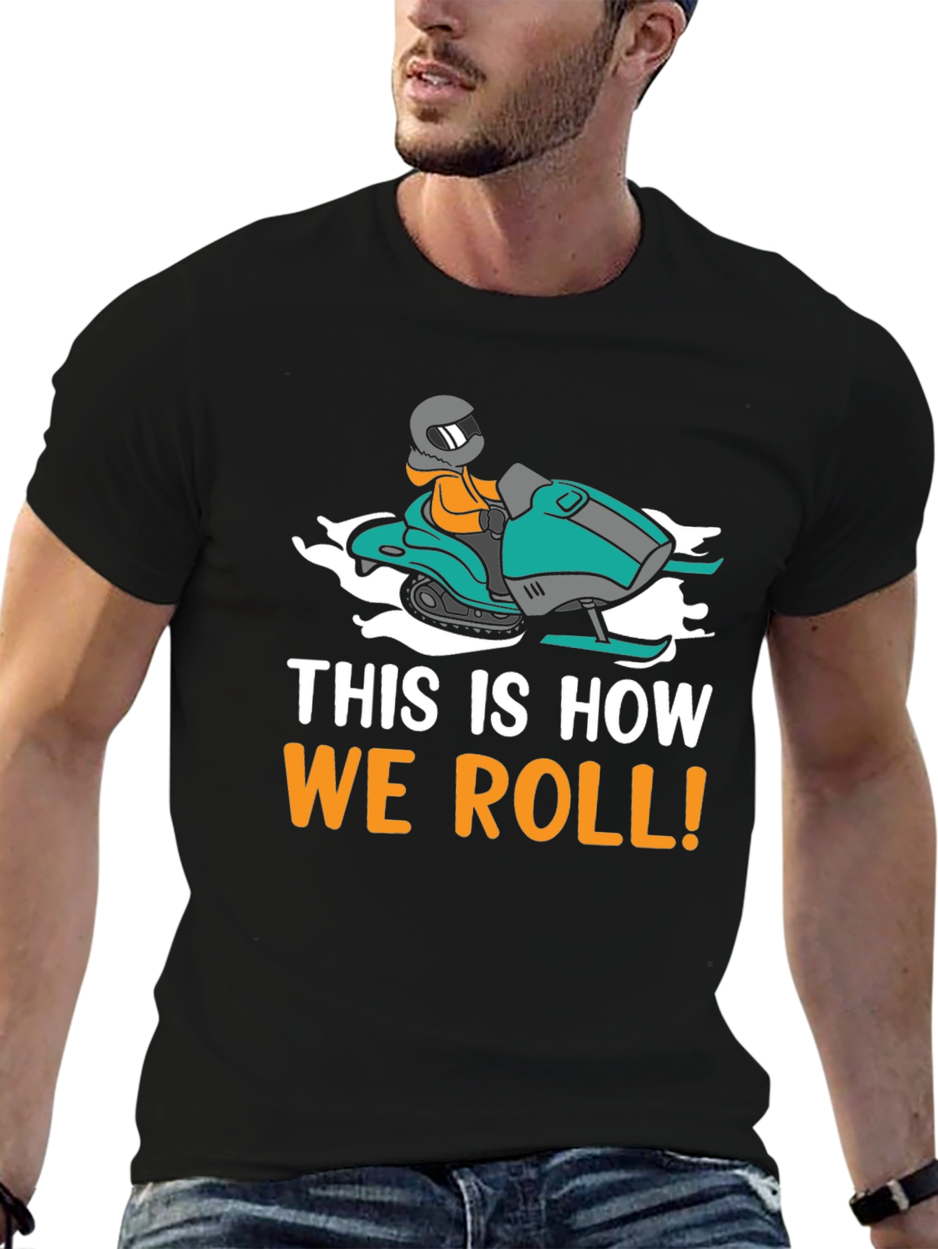 This Is How We Roll Snowmobile T-Shirt