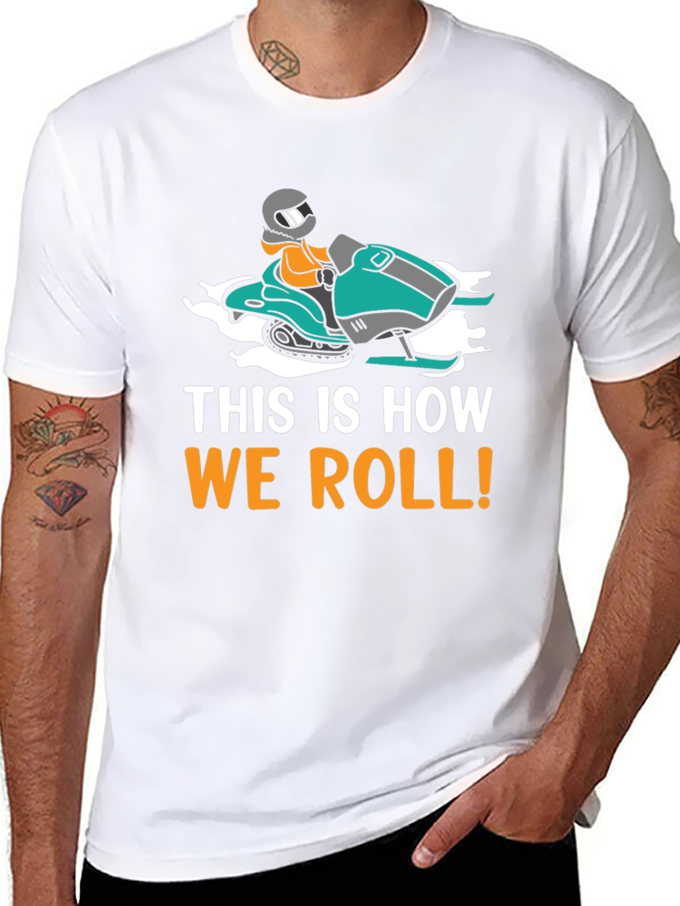 This Is How We Roll Snowmobile T-Shirt