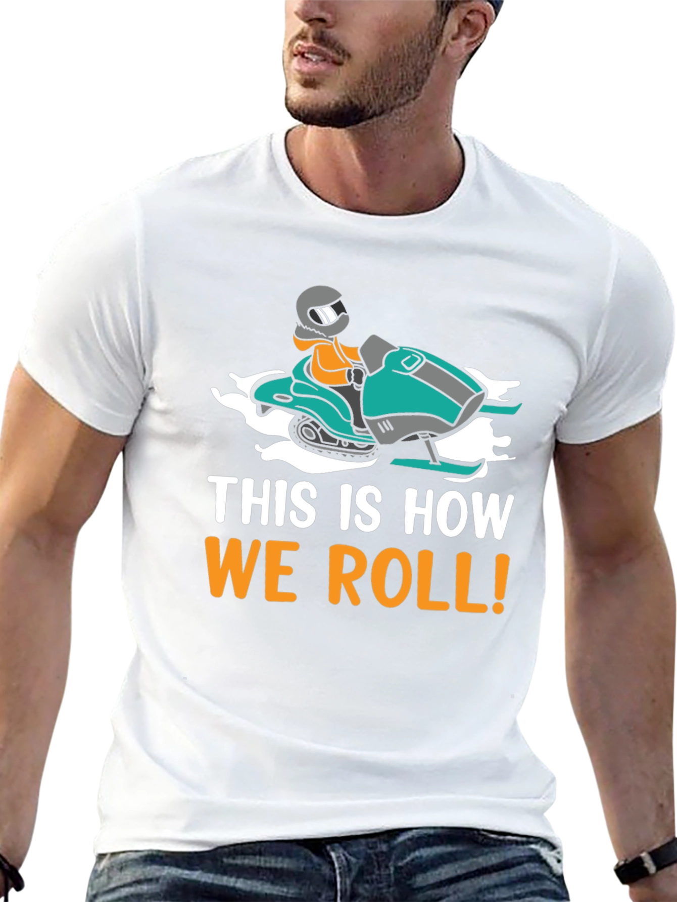 This Is How We Roll Snowmobile T-Shirt