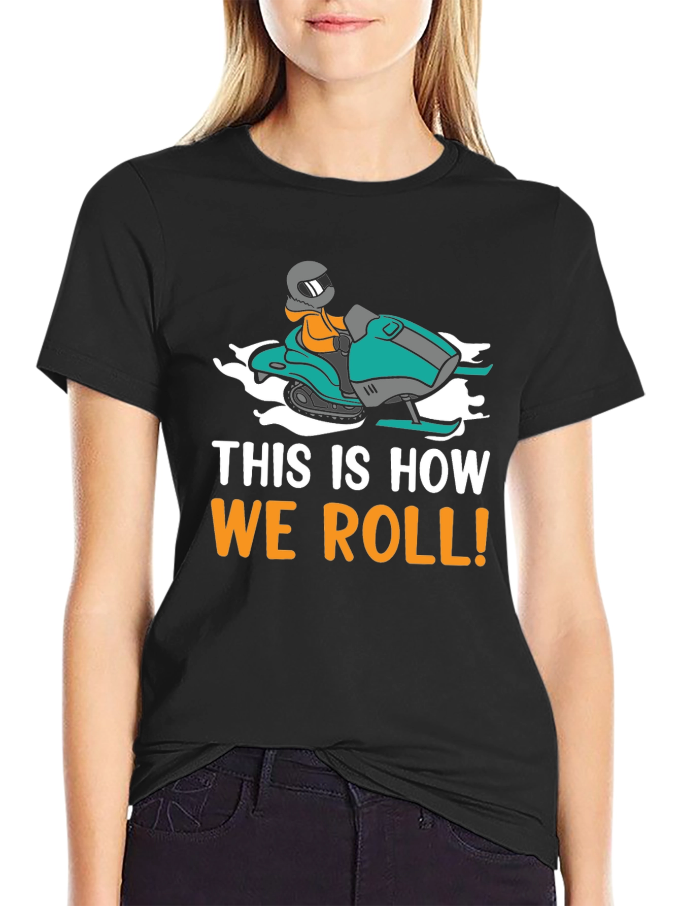 This Is How We Roll Snowmobile T-Shirt