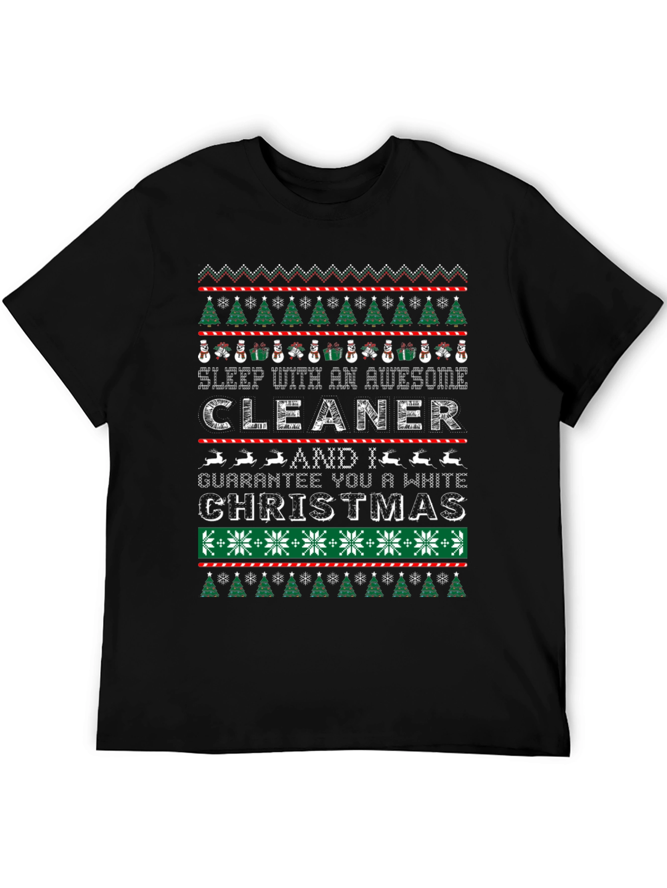 Awesome Cleaner Christmas Graphic Tee