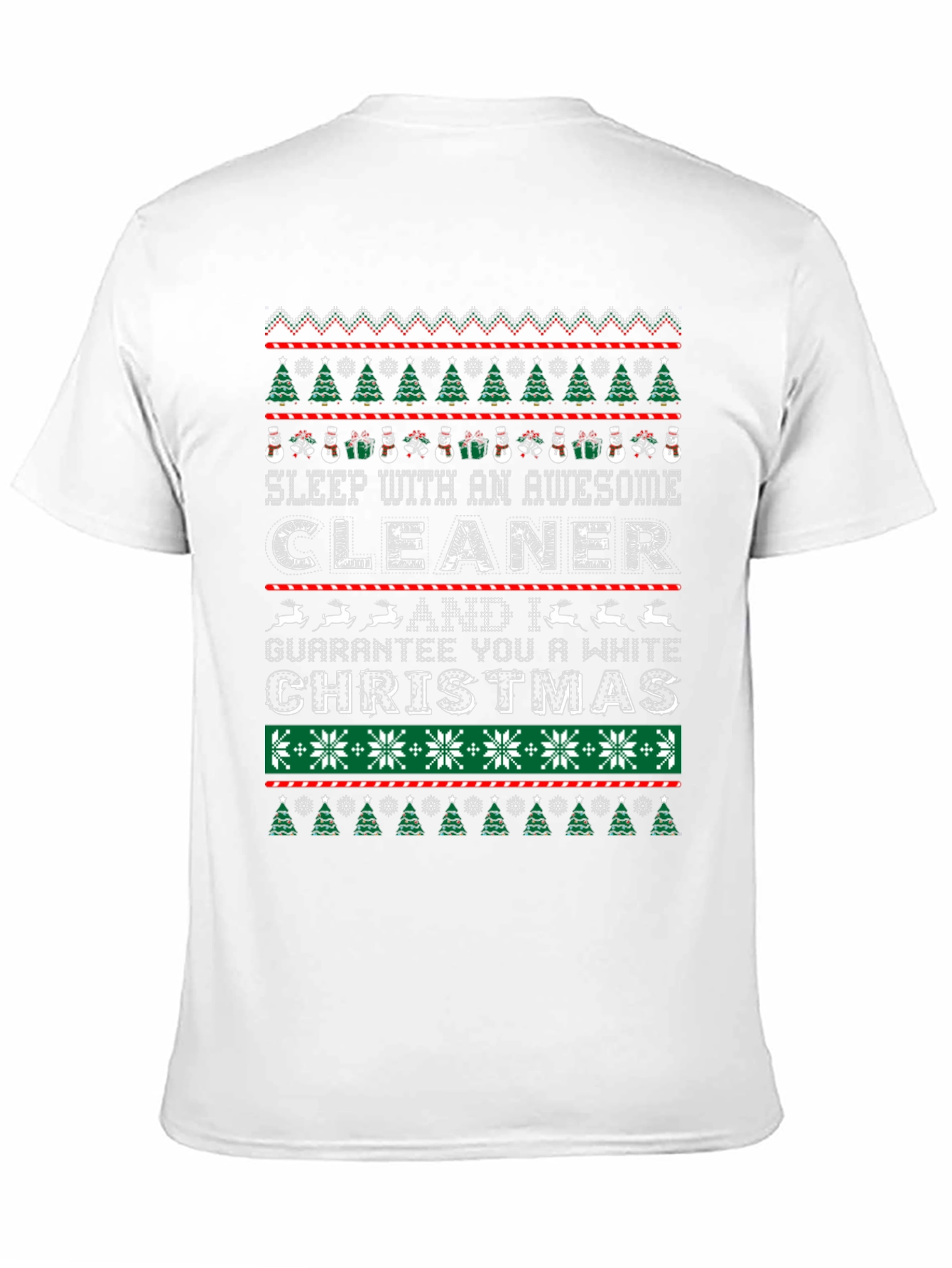 Awesome Cleaner Christmas Graphic Tee