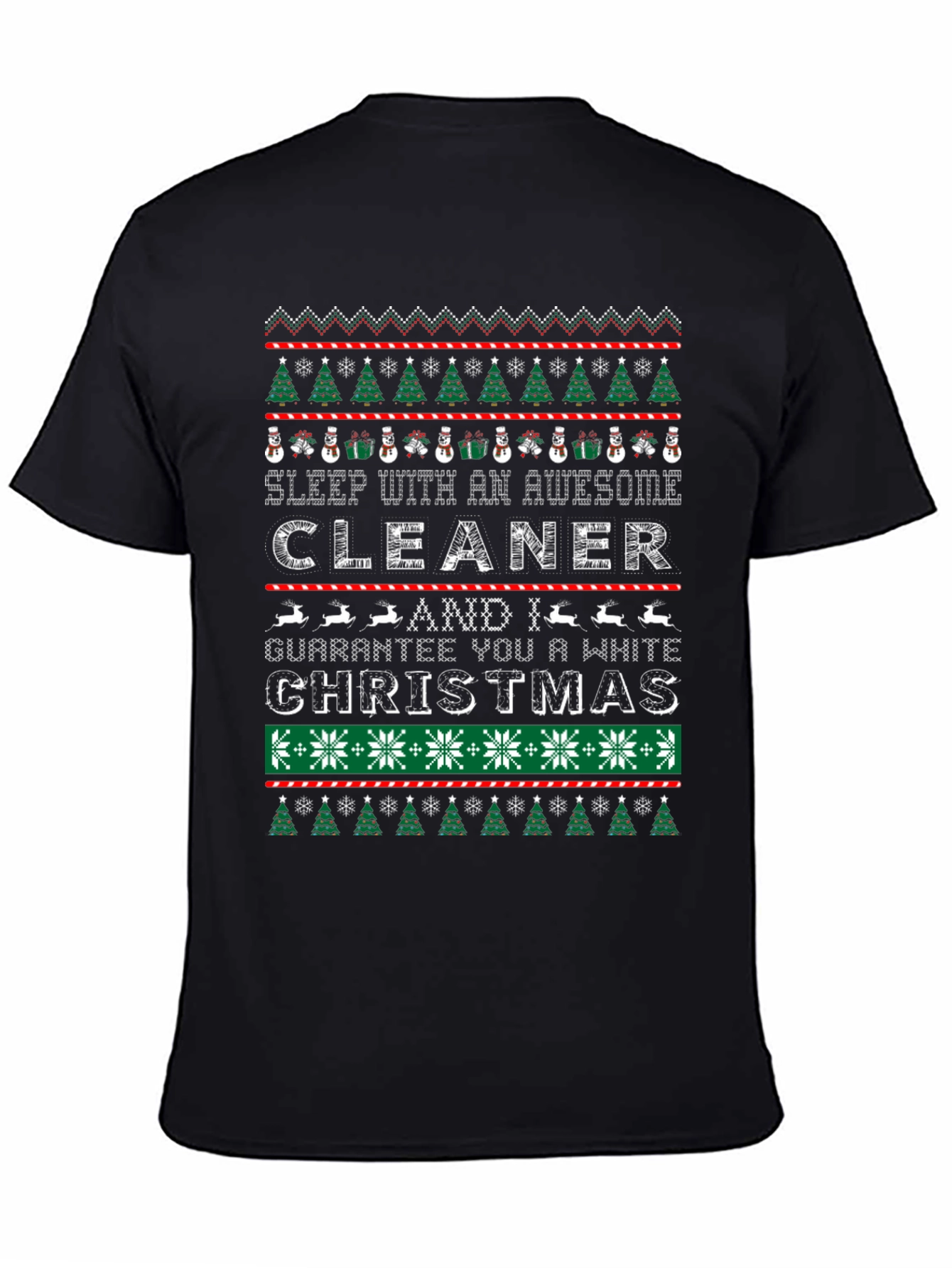 Awesome Cleaner Christmas Graphic Tee