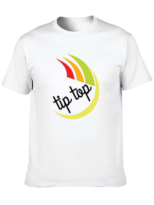 Tip Top Graphic Tee - Mens Black Cotton Blend T-Shirt