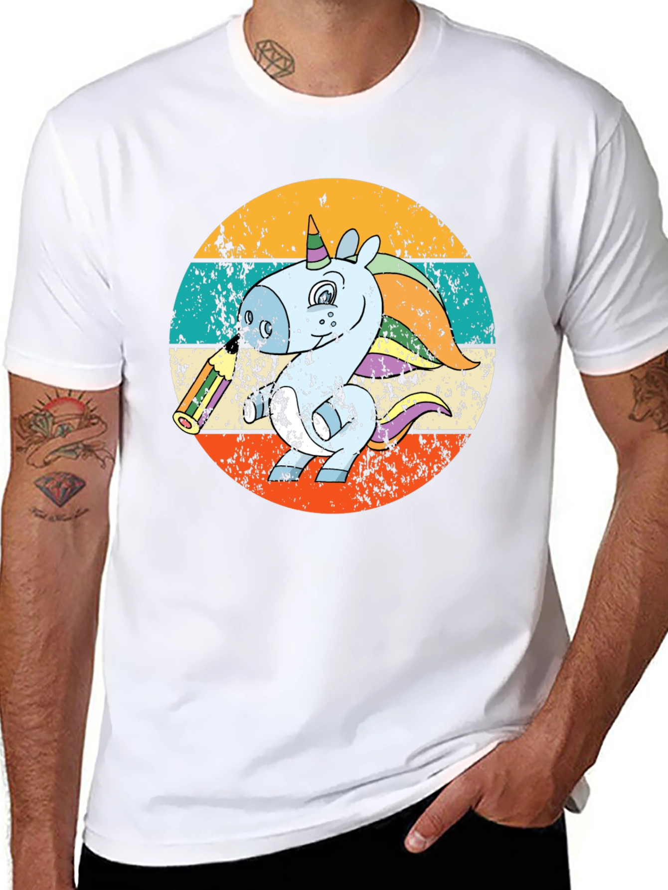 Retro Unicorn Graphic Tee