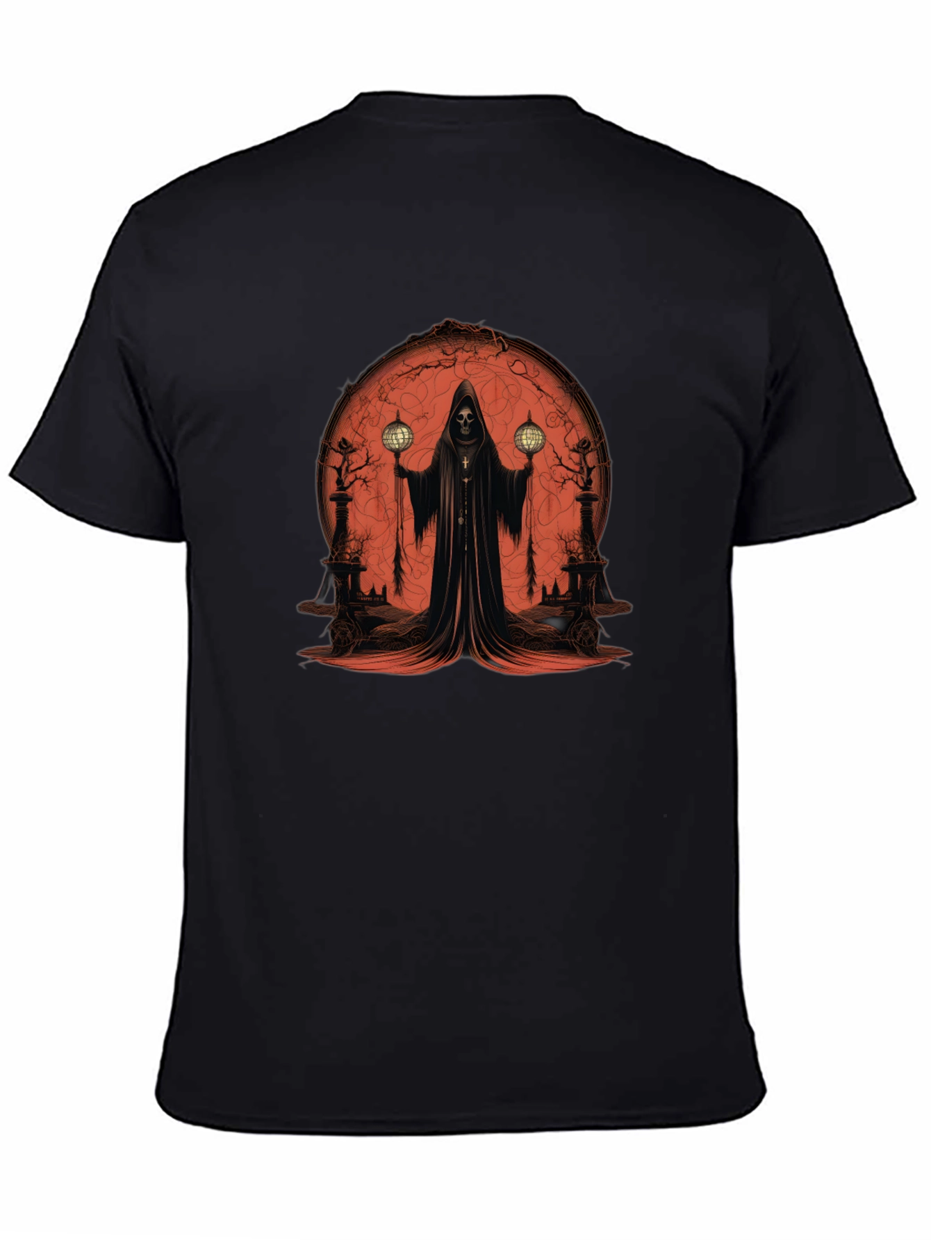 Grim Reaper Graphic Tee - Mens Black T-Shirt