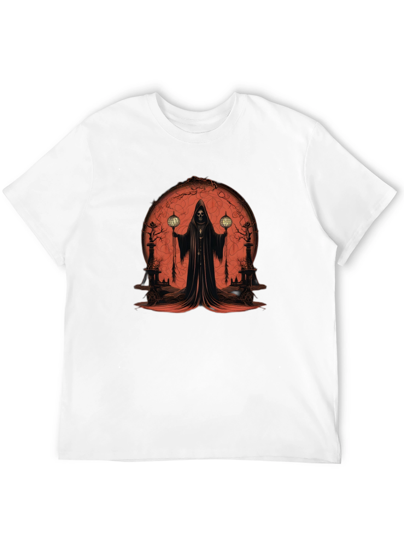 Grim Reaper Graphic Tee - Mens Black T-Shirt