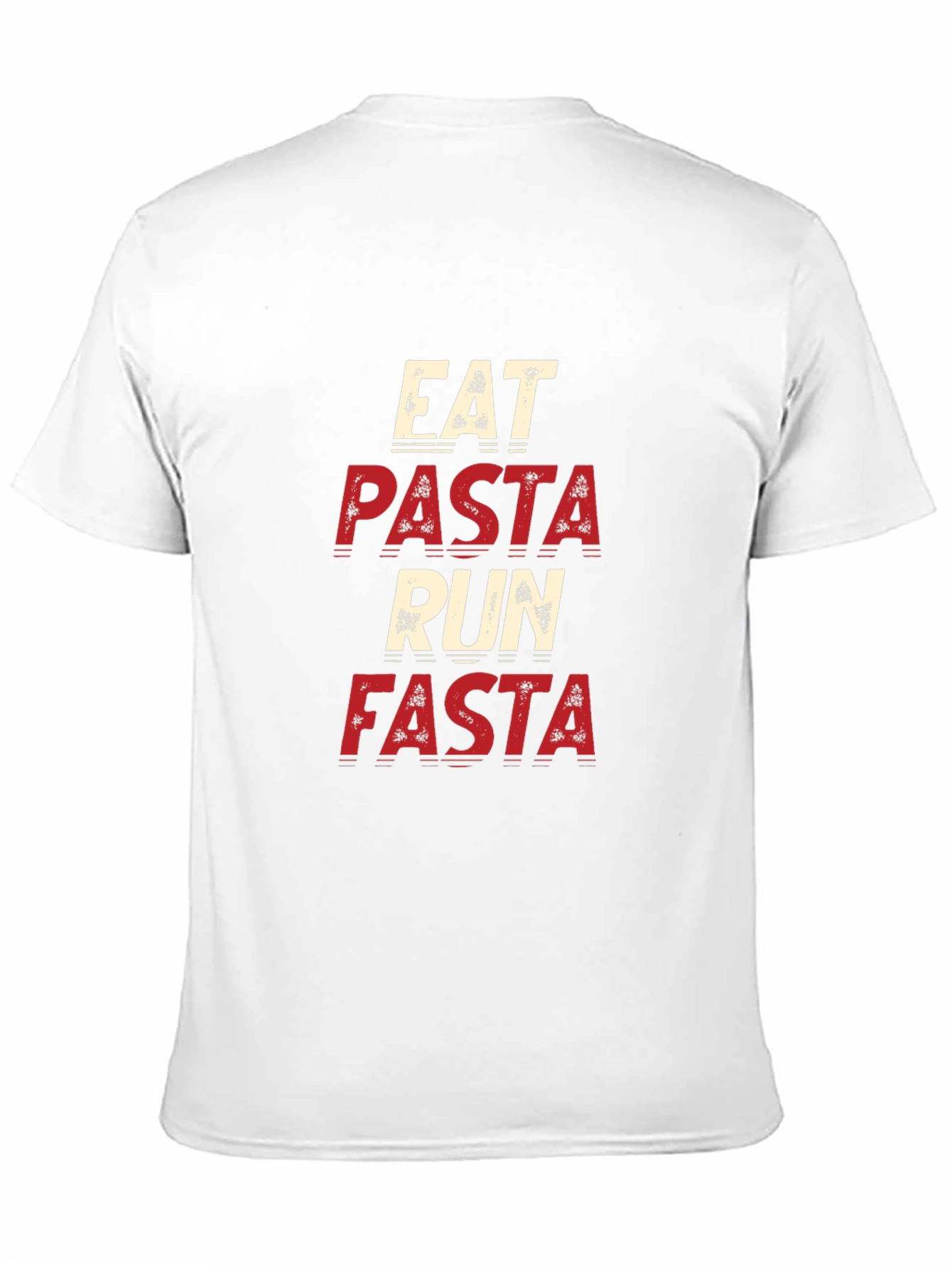 Eat Pasta Run Fasta Black T-Shirt