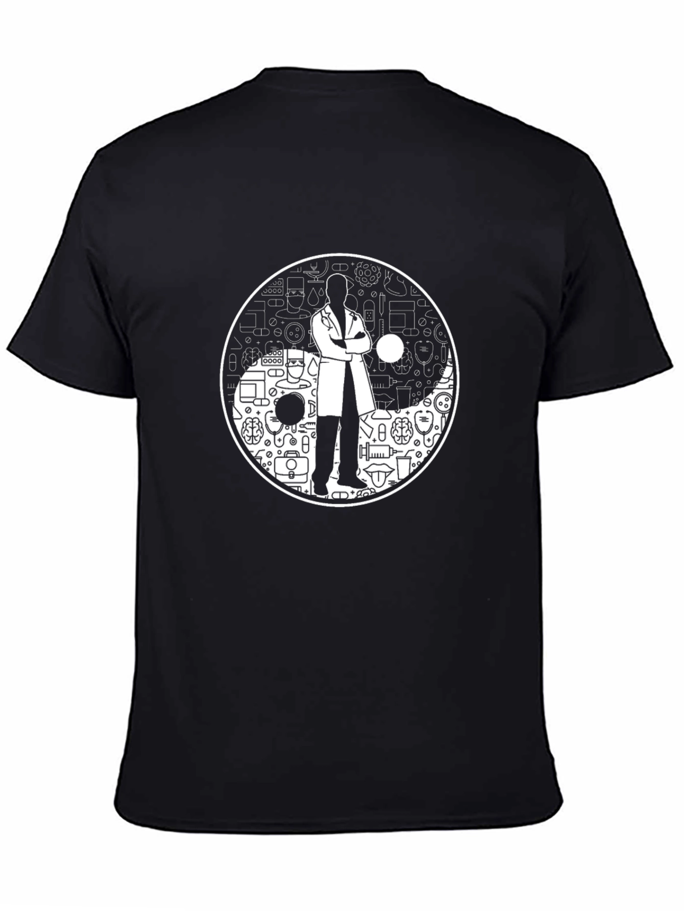 Doctor Yin Yang T-Shirt Medical Staff Apparel