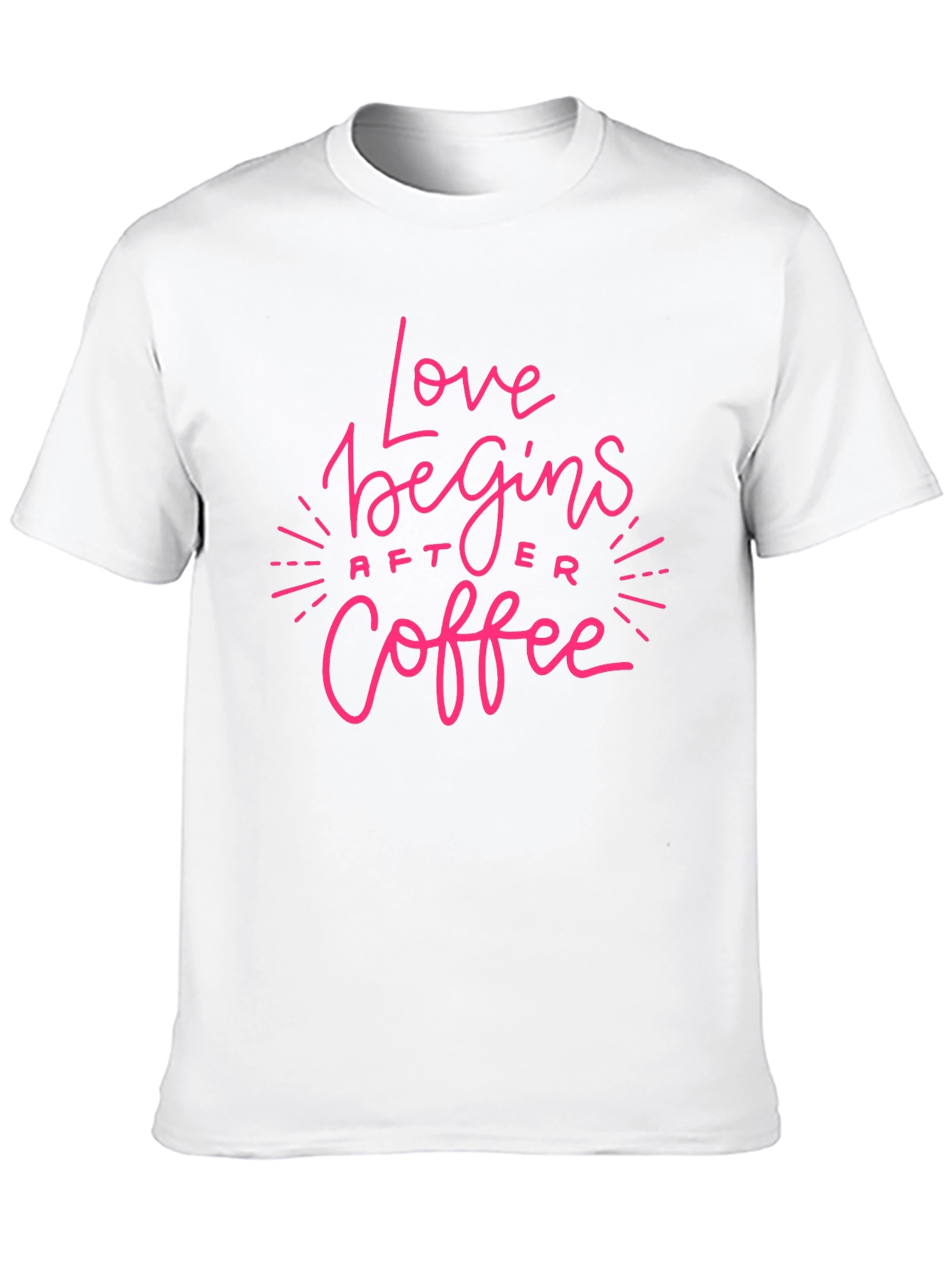 Love Begins After Coffee Graphic Tee