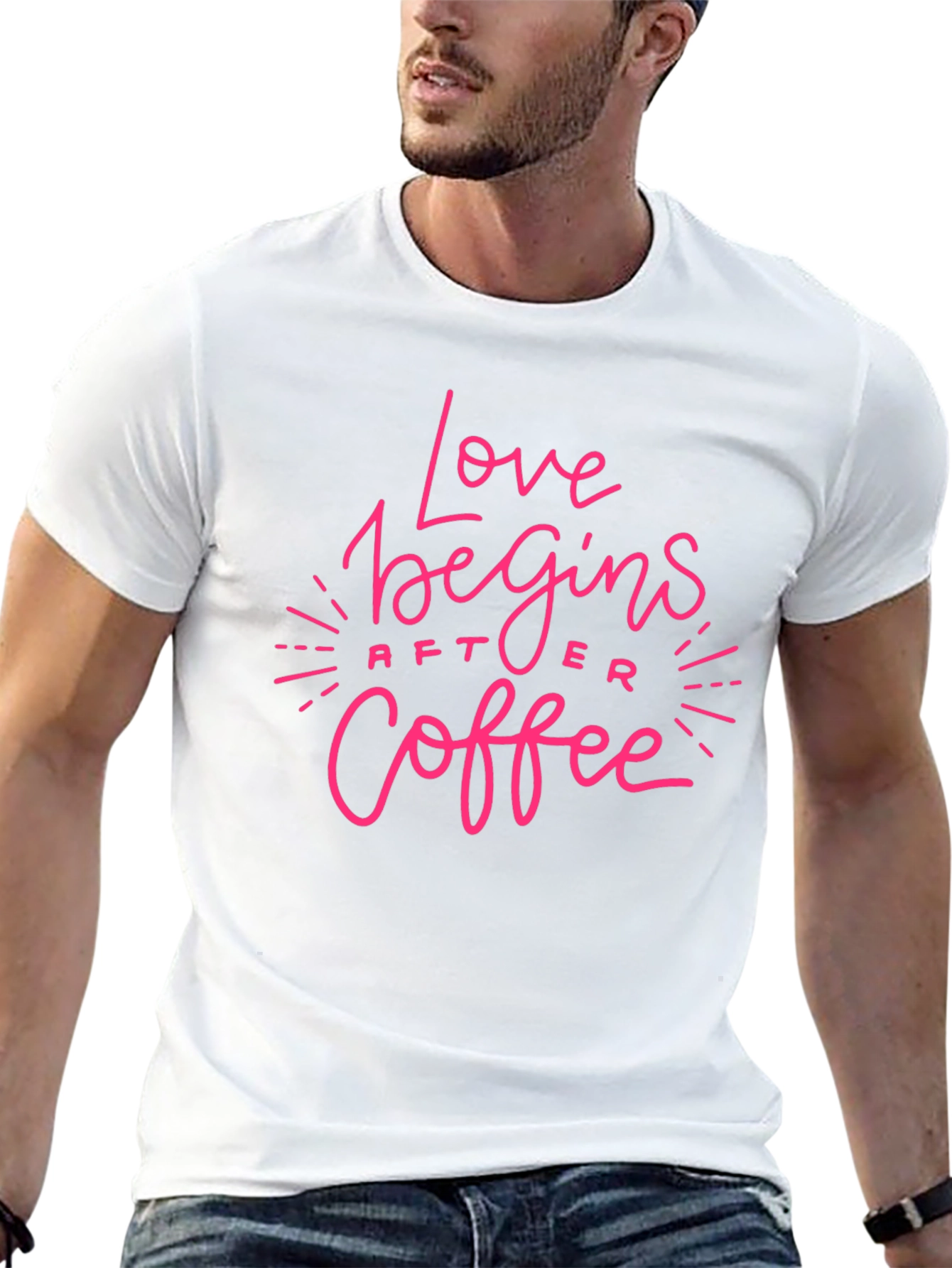 Love Begins After Coffee Graphic Tee