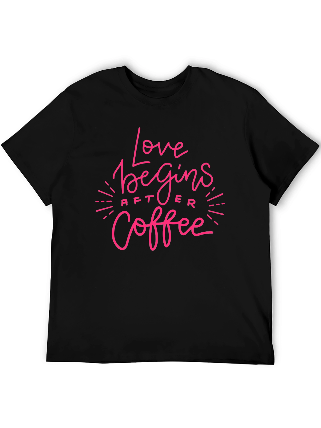 Love Begins After Coffee Graphic Tee