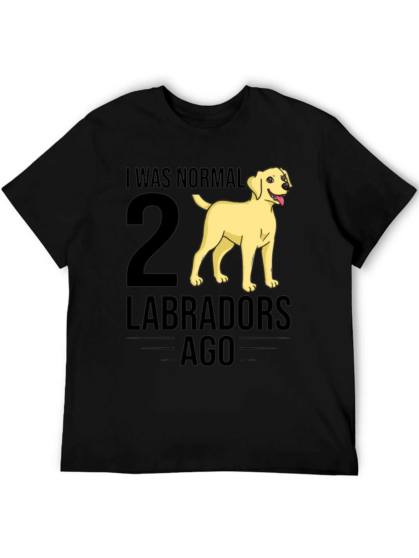 I Was Normal 2 Labradors Ago T-Shirt