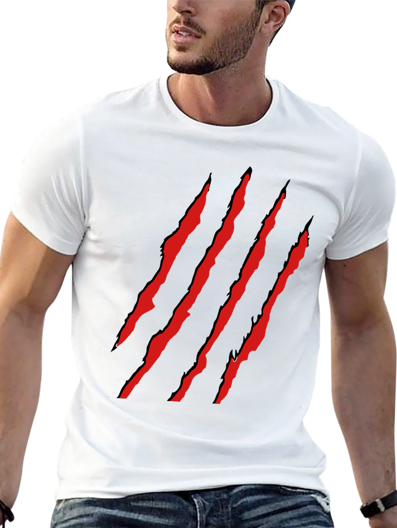 Claw Slash Graphic Tee - Black