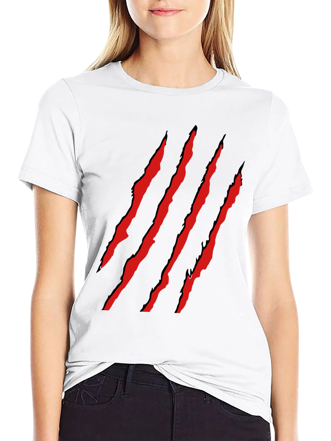Claw Slash Graphic Tee - Black