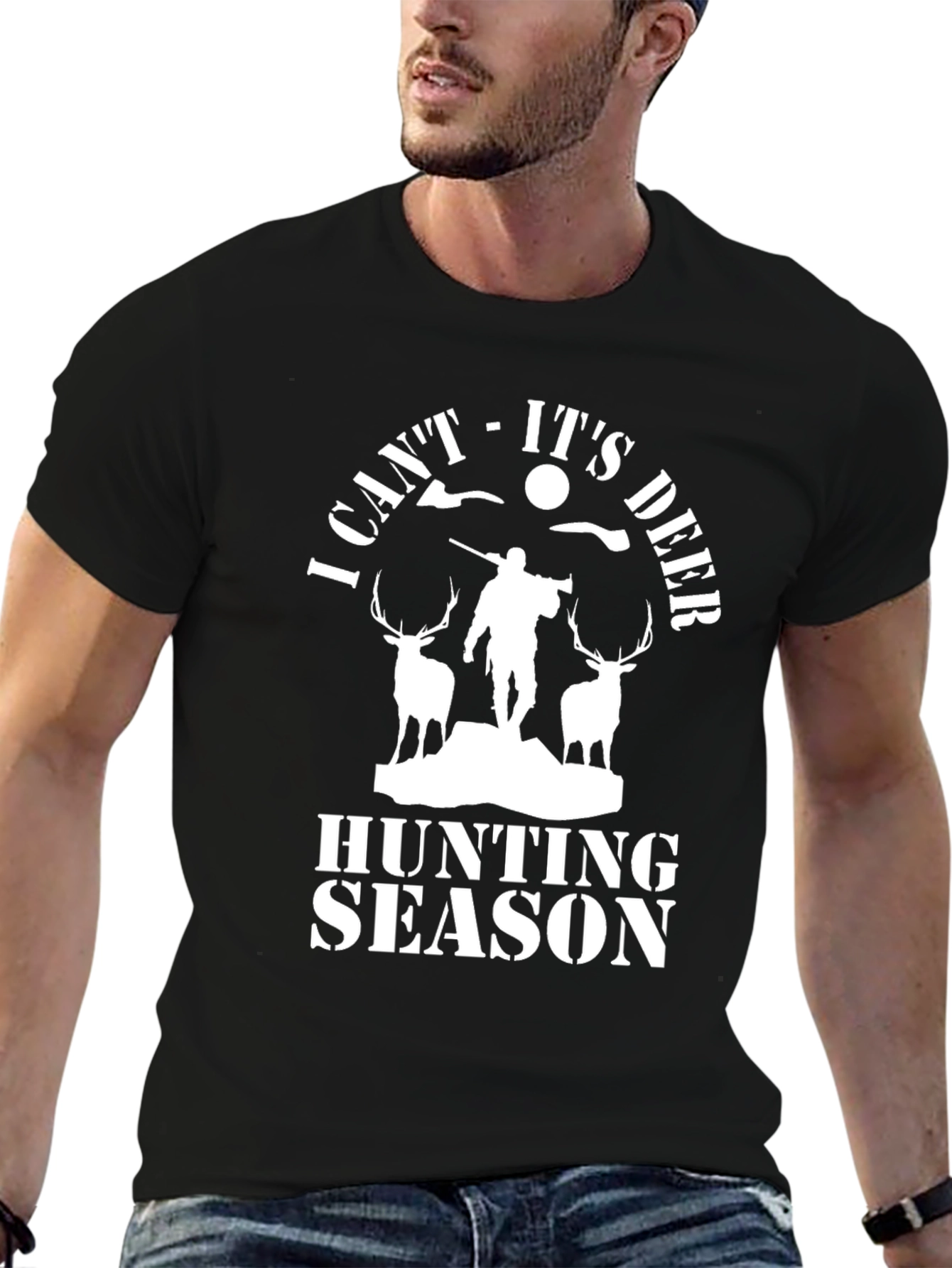 Funny Deer Hunting Season Graphic Tee