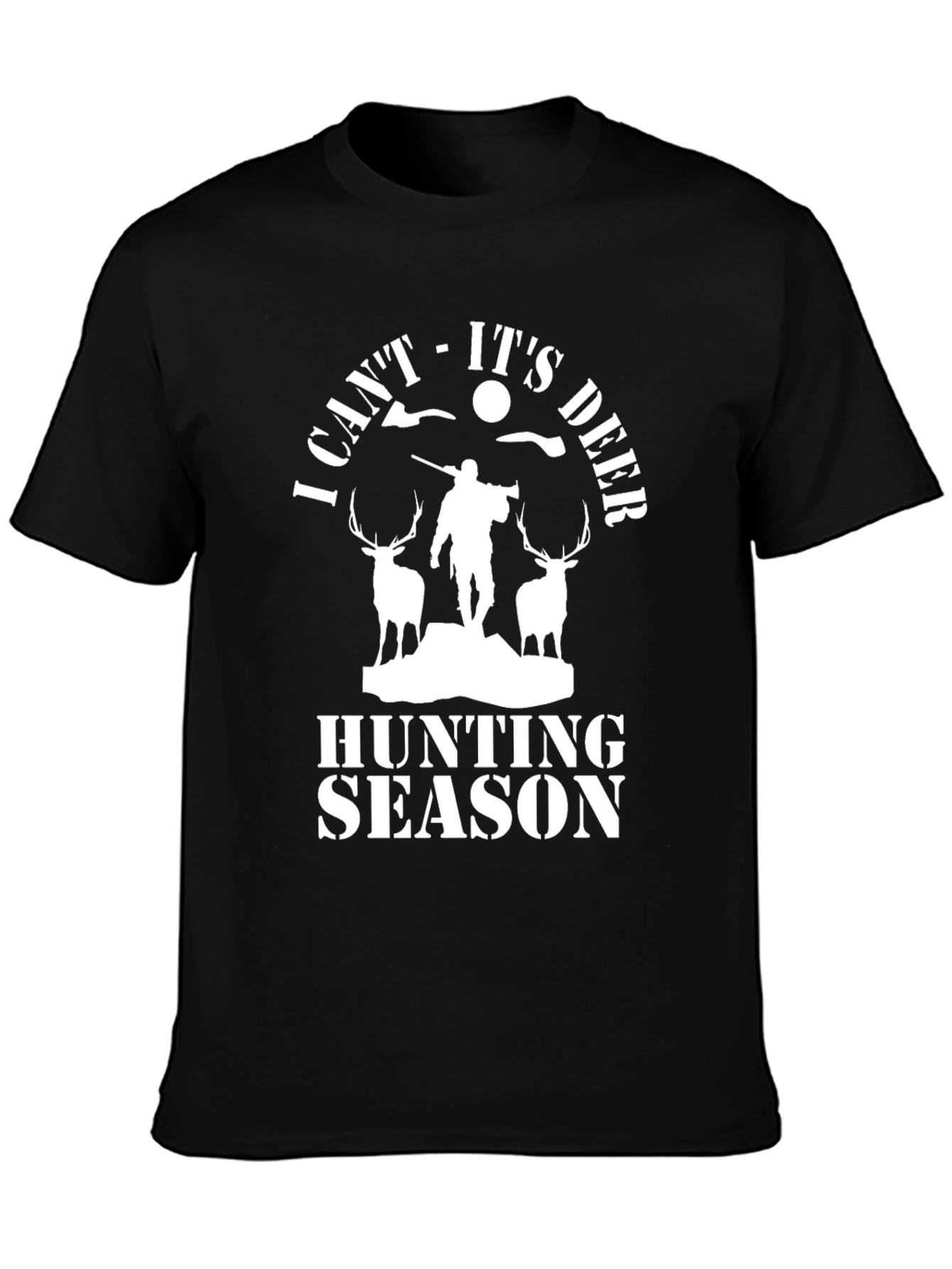Funny Deer Hunting Season Graphic Tee
