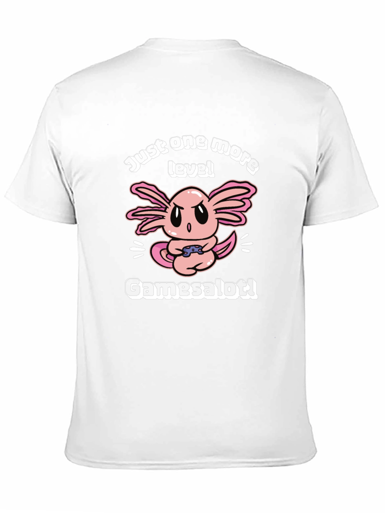 Gamer Axolotl T-Shirt - Just One More Level