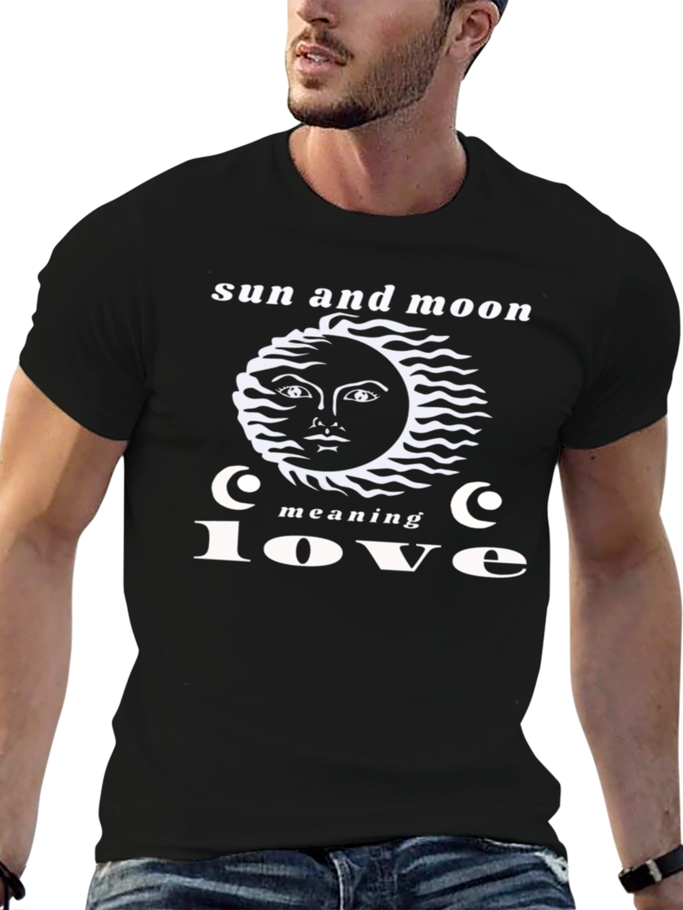 Sun and Moon Meaning Love T-Shirt - Unique Design