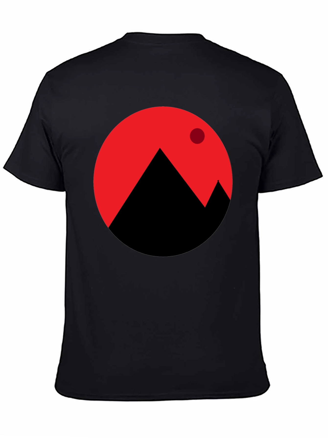 Modern Mountainscape Graphic T-Shirt