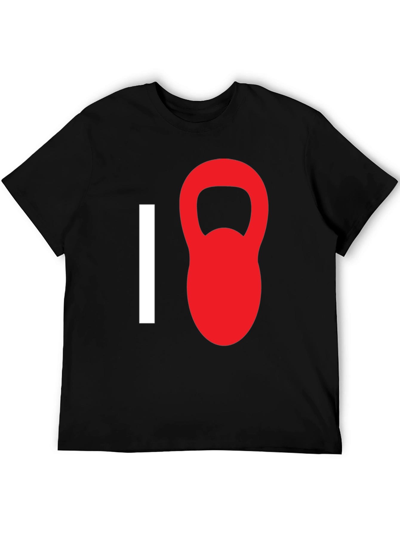 I Kettlebell T-Shirt - Black Workout Tee