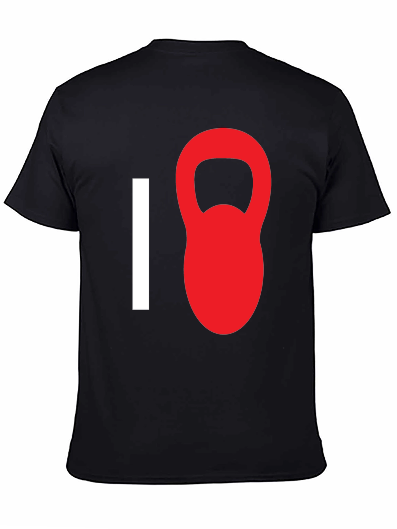 I Kettlebell T-Shirt - Black Workout Tee