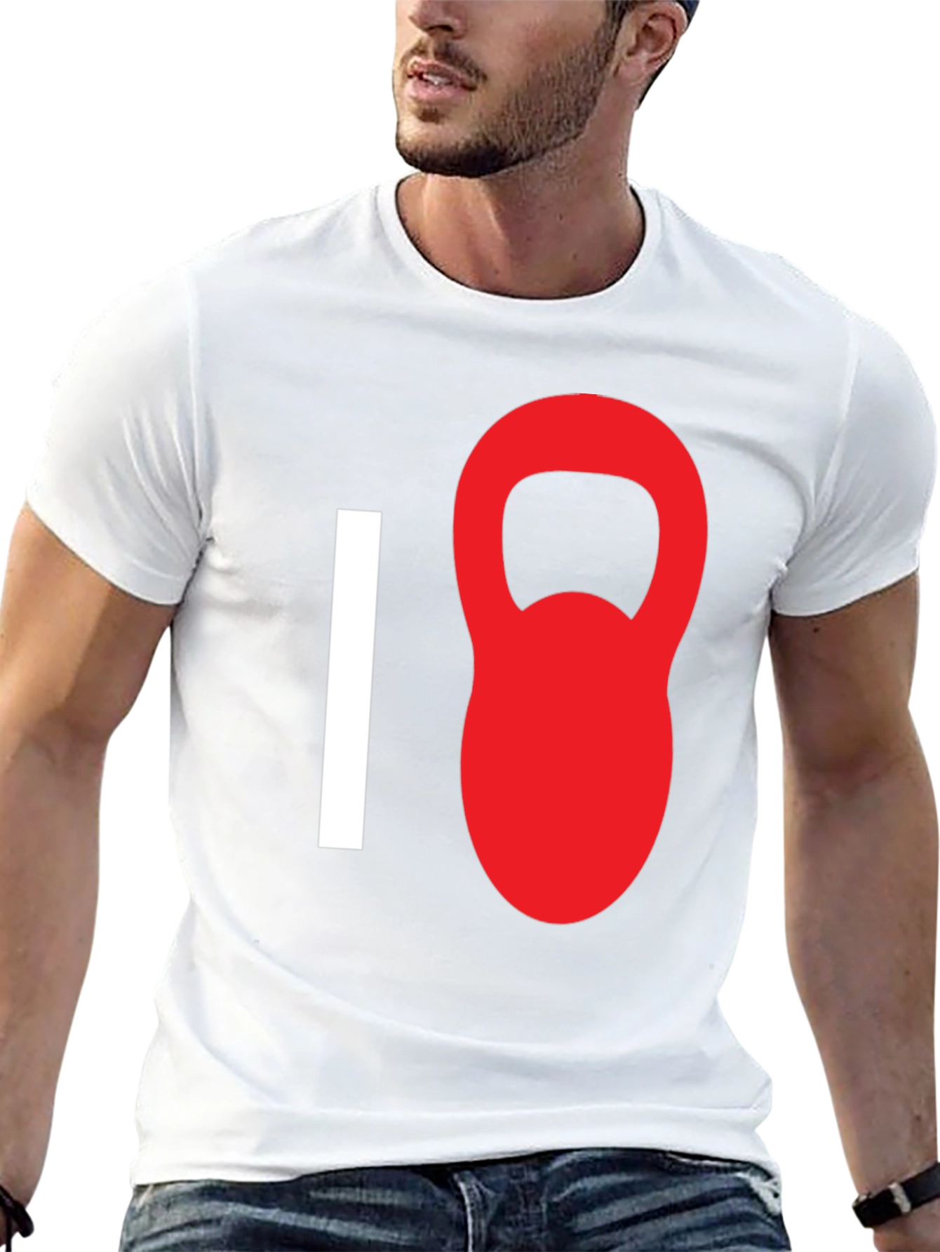I Kettlebell T-Shirt - Black Workout Tee