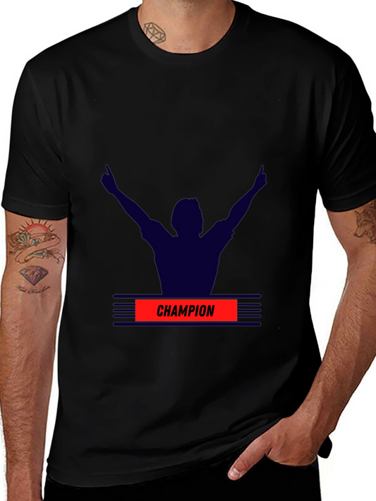 Champion Graphic Black T-Shirt