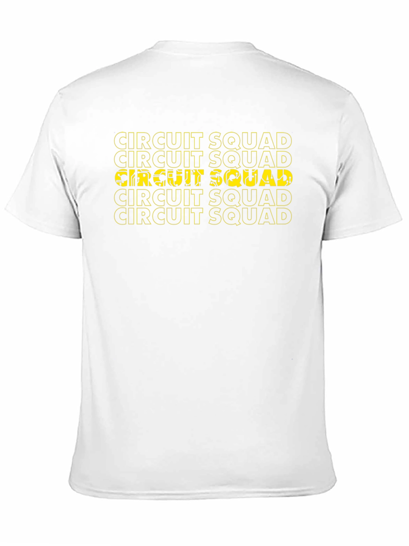 Circuit Squad Graphic Tee - Black Cotton T-Shirt