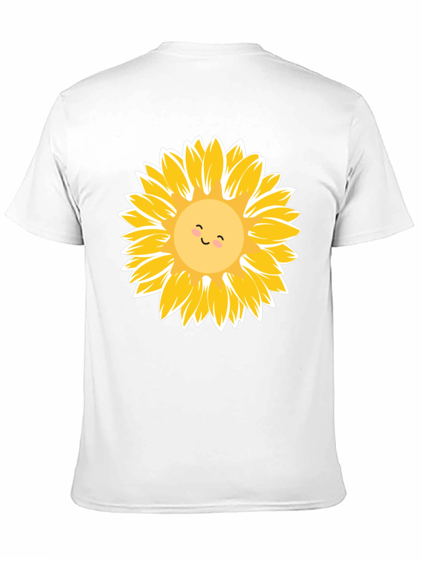 Sunflower Graphic Tee - Black Cotton Casual Shirt