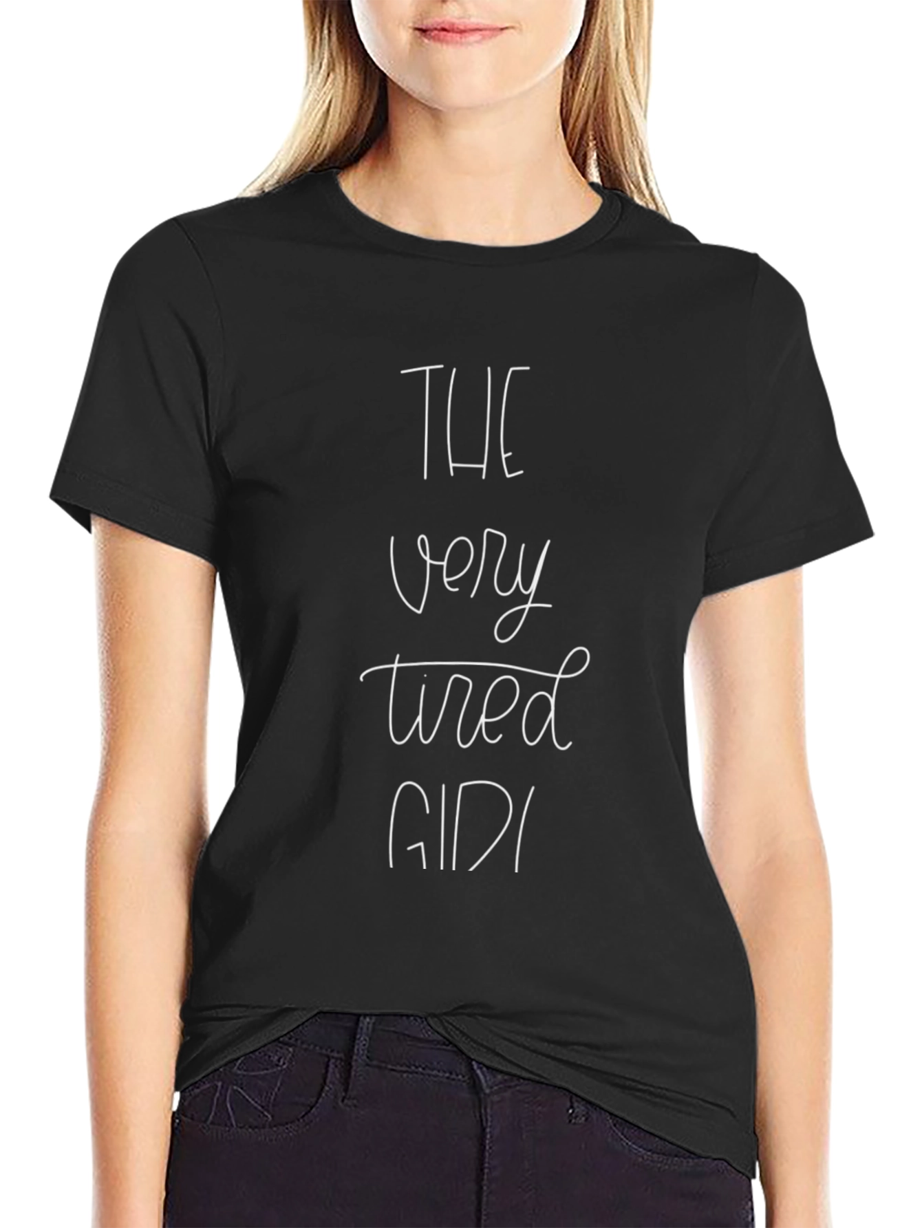 The Very Tired GIDI Graphic T-Shirt - Black