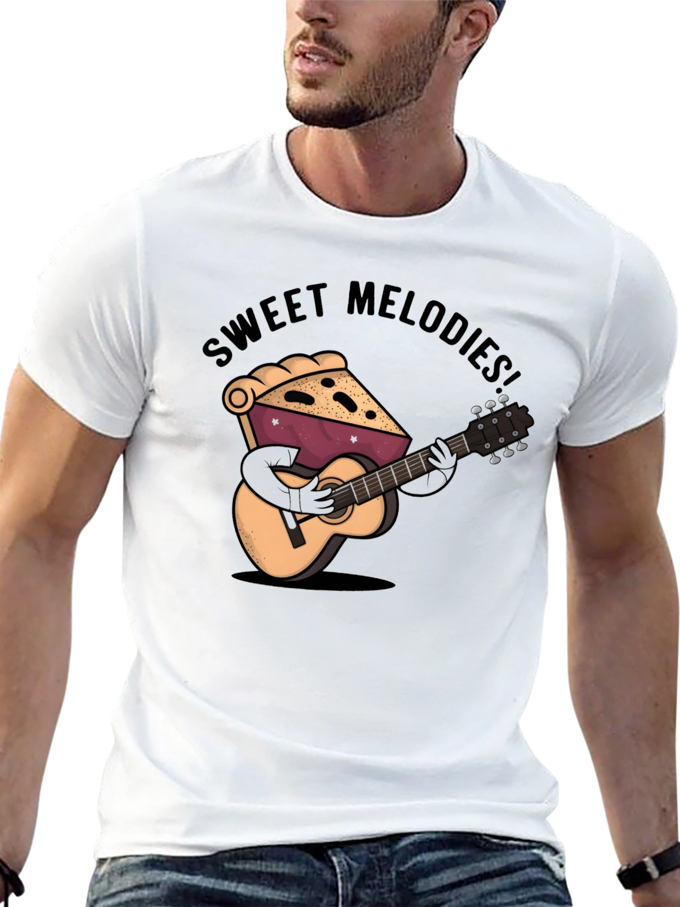 Sweet Melodies Graphic T-Shirt - Music Lover Tee