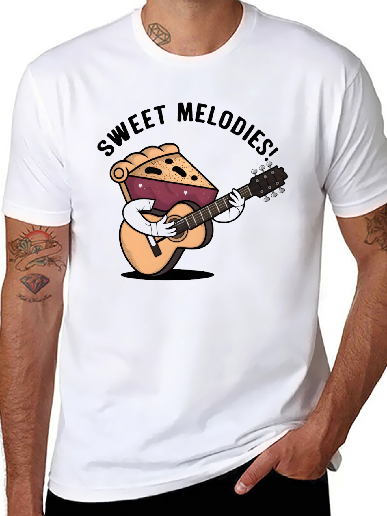 Sweet Melodies Graphic T-Shirt - Music Lover Tee