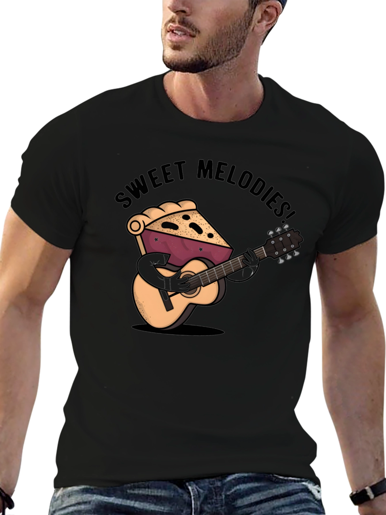 Sweet Melodies Graphic T-Shirt - Music Lover Tee
