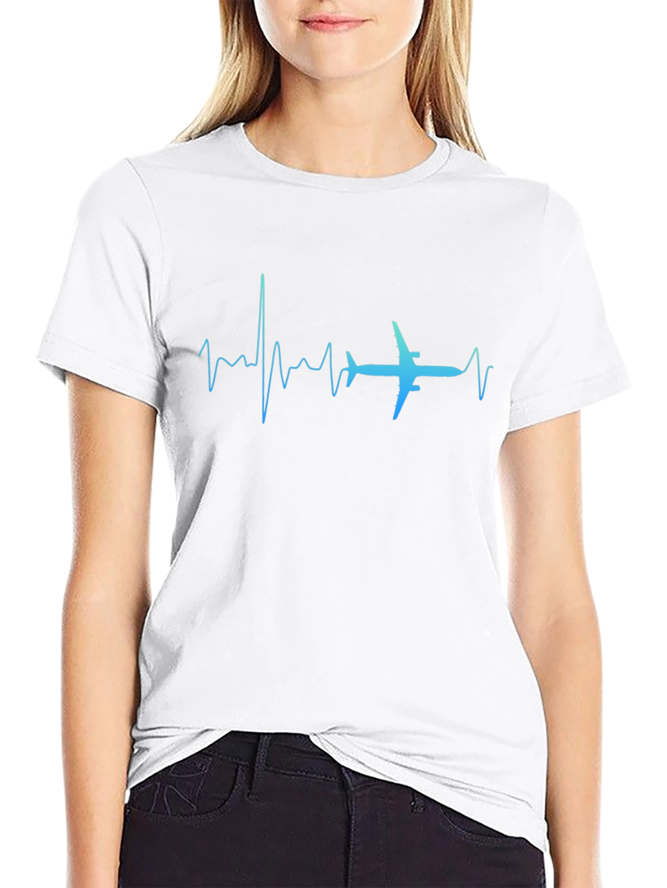 Pilot Heartbeat Graphic T-Shirt