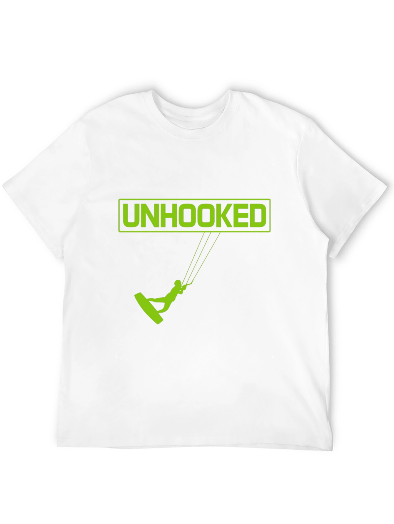 Unhooked Kitesurfing Graphic Tee - Black