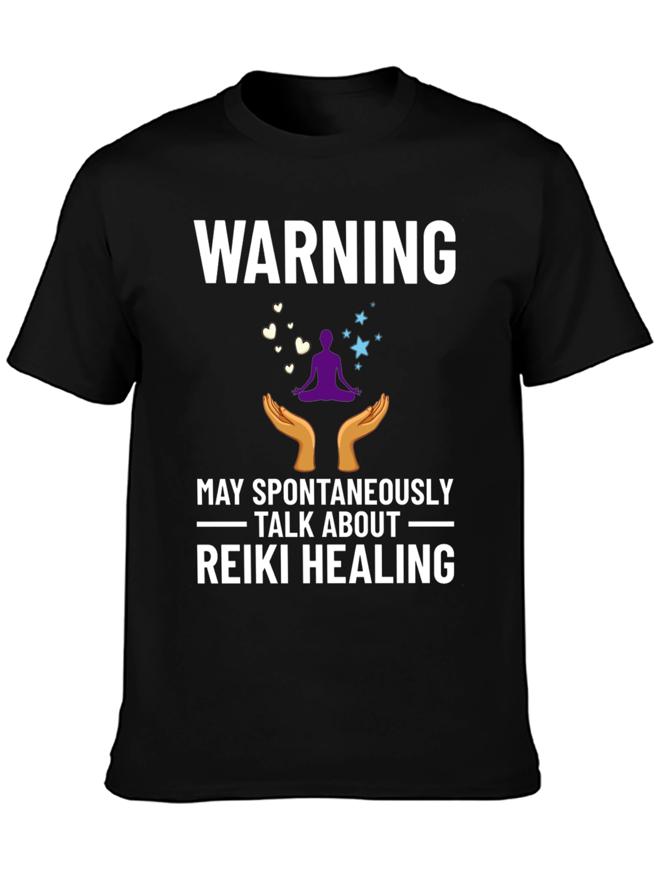 Warning Reiki Healing T-Shirt - Spiritual Gift