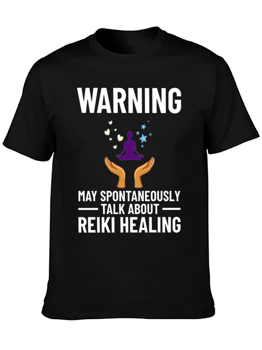 Warning Reiki Healing T-Shirt - Spiritual Gift