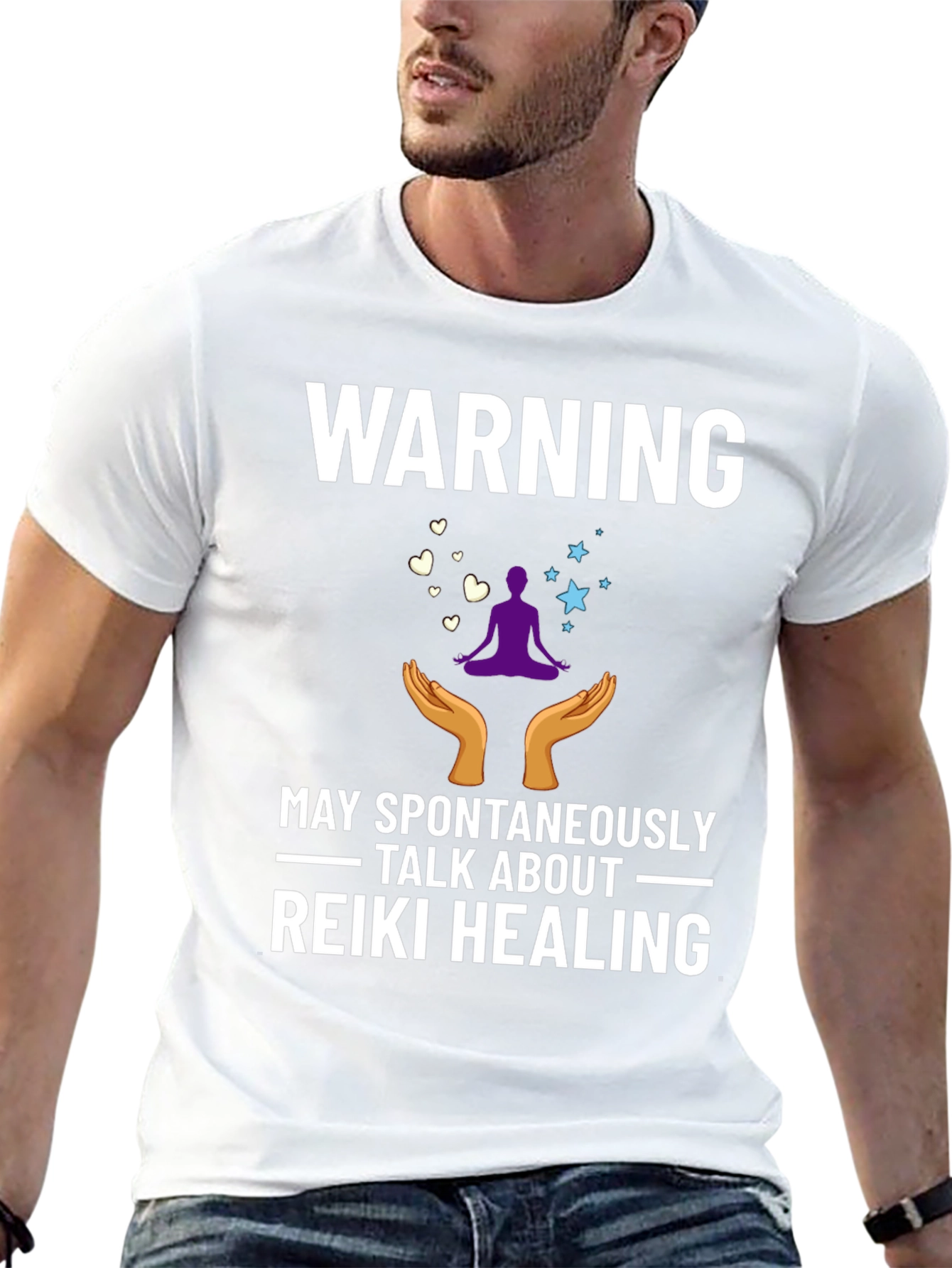 Warning Reiki Healing T-Shirt - Spiritual Gift