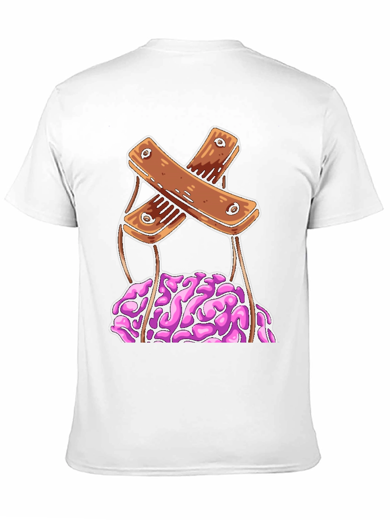 Brain Puppet Graphic Tee - Unique Design