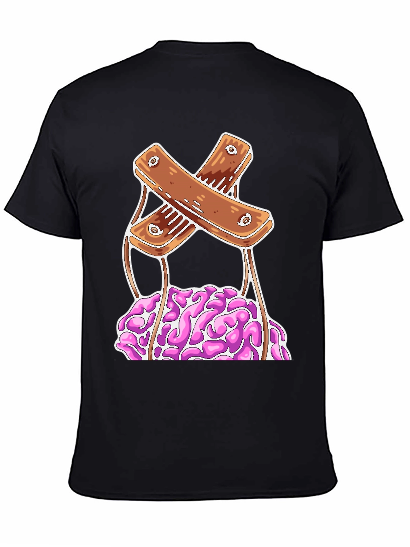 Brain Puppet Graphic Tee - Unique Design