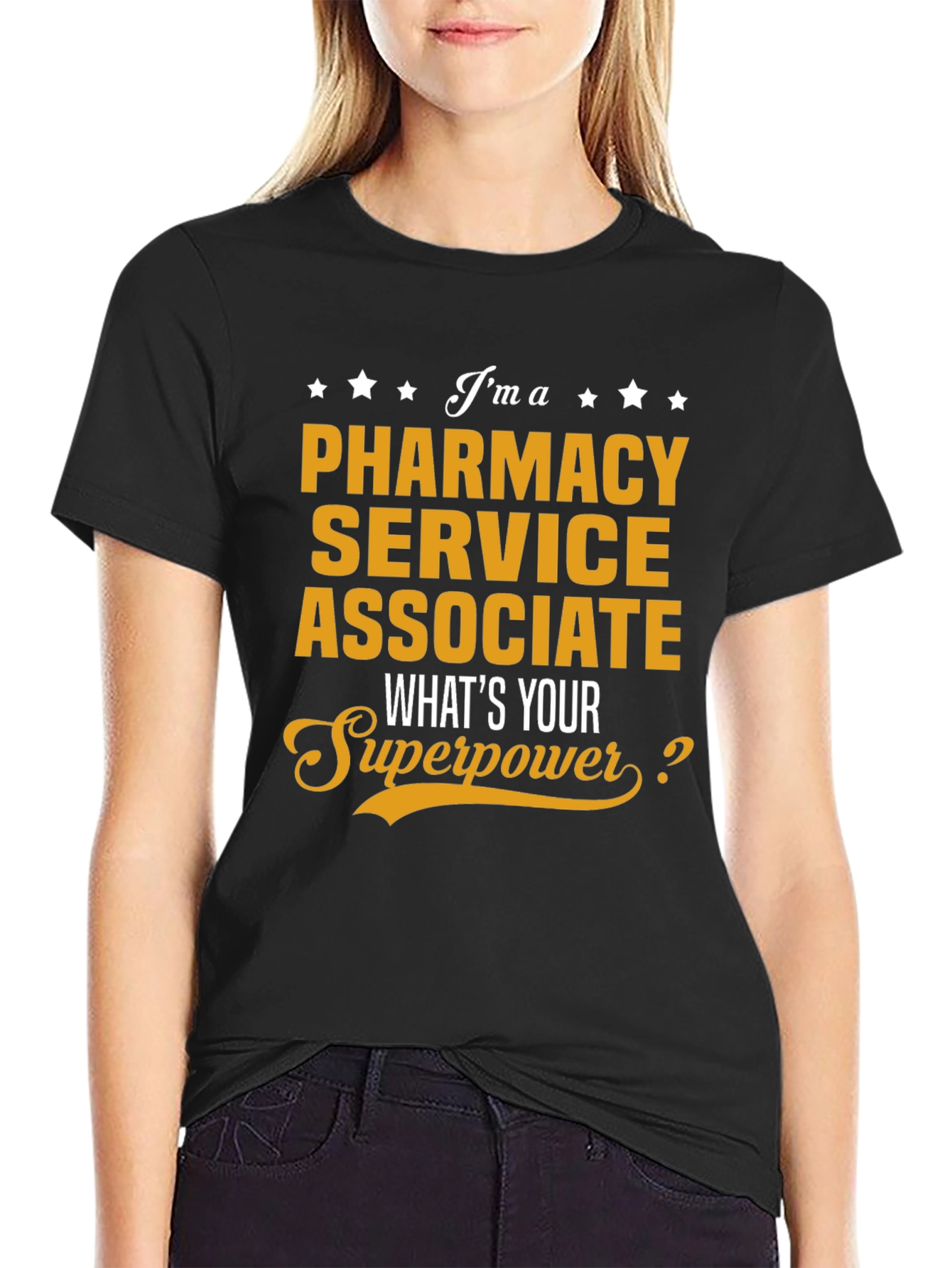 Pharmacy Service Associate Superpower T-Shirt