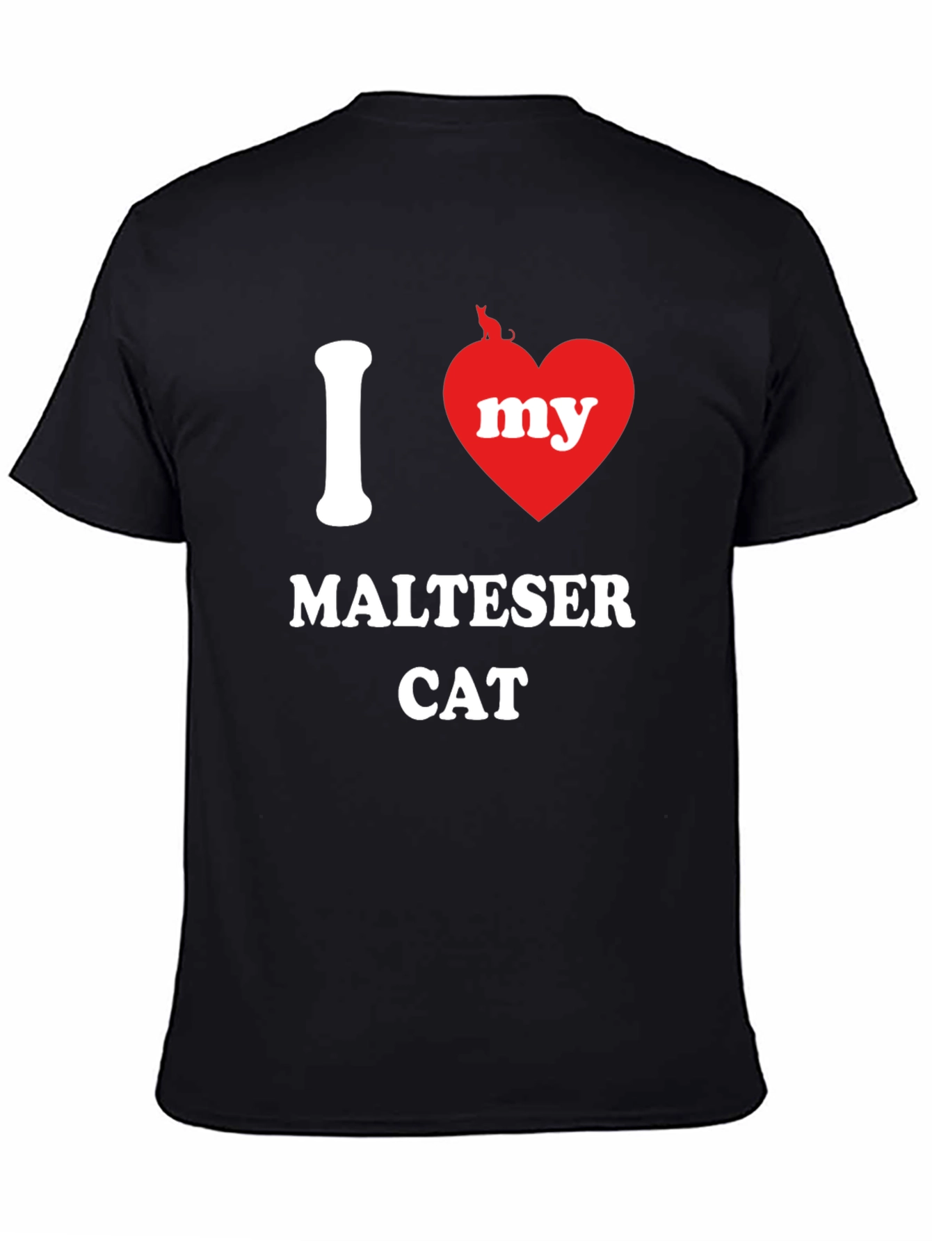 I Heart My Maltese Cat T-Shirt
