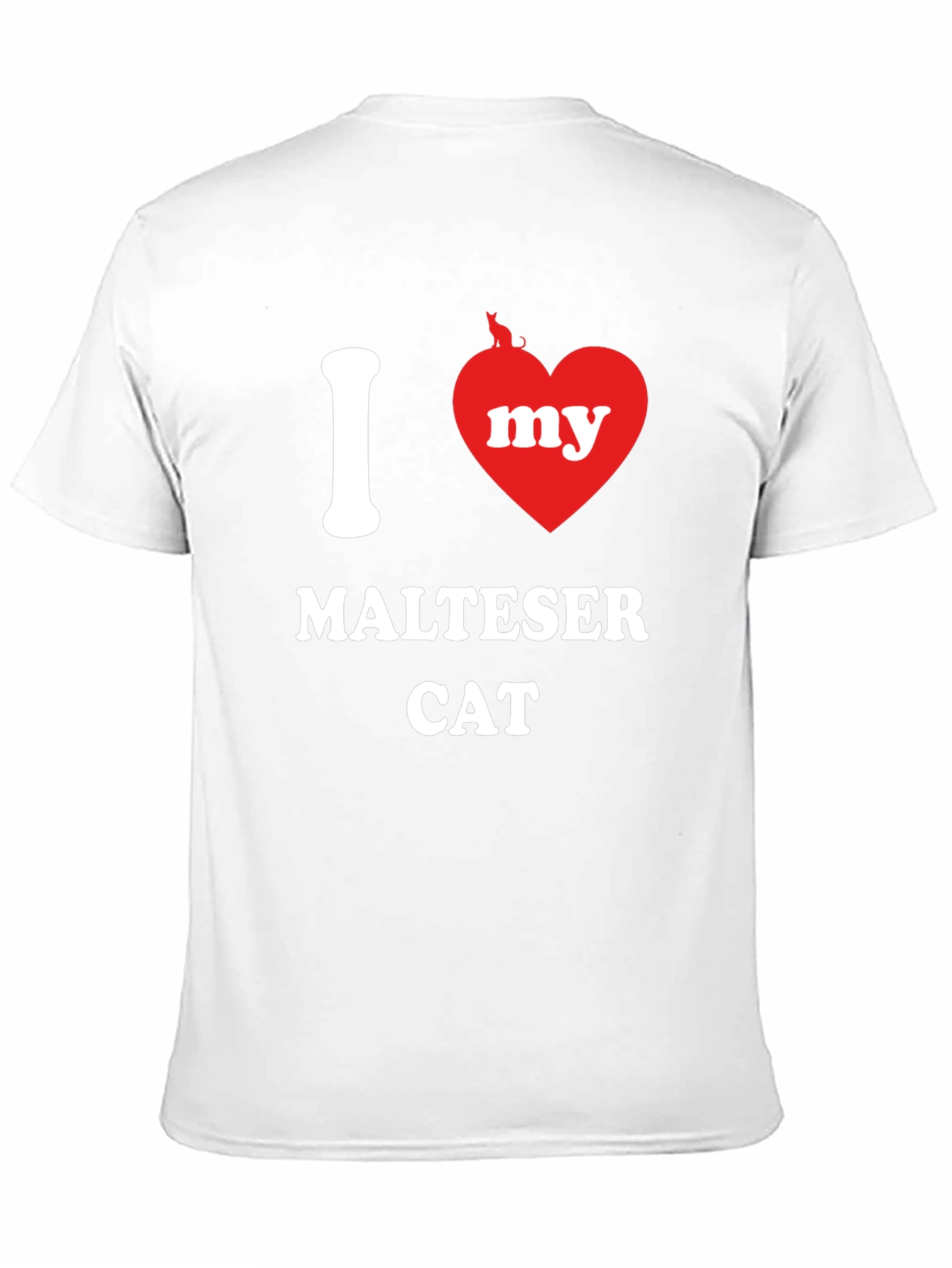 I Heart My Maltese Cat T-Shirt