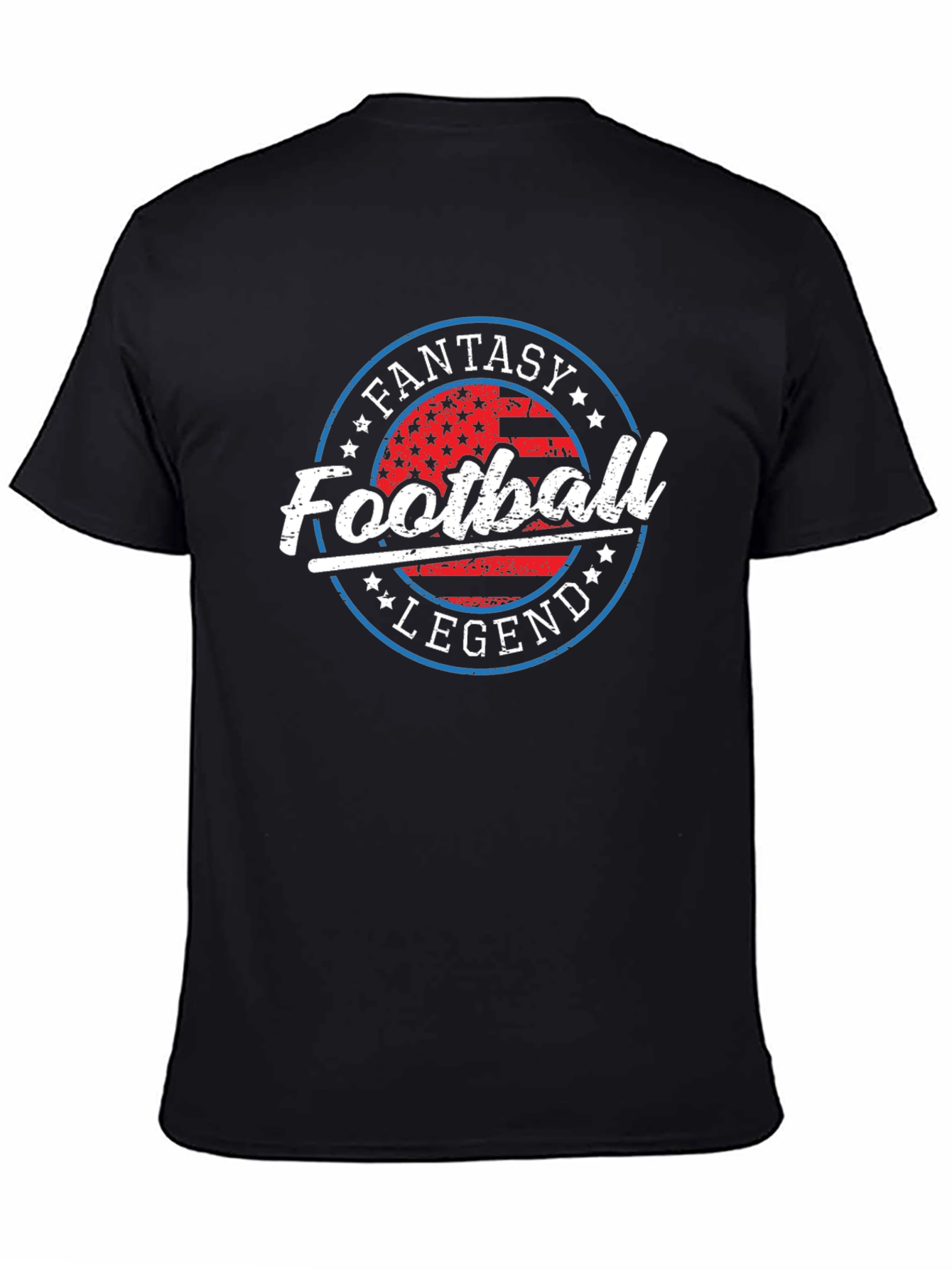 Fantasy Football Legend T-Shirt - Black Cotton Tee